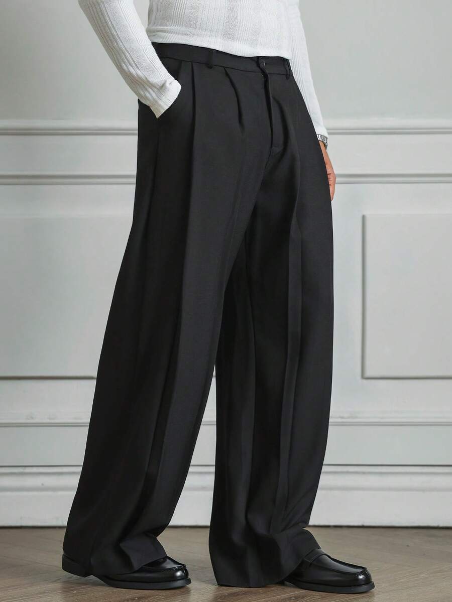 Everyday Relaxed Black Pants