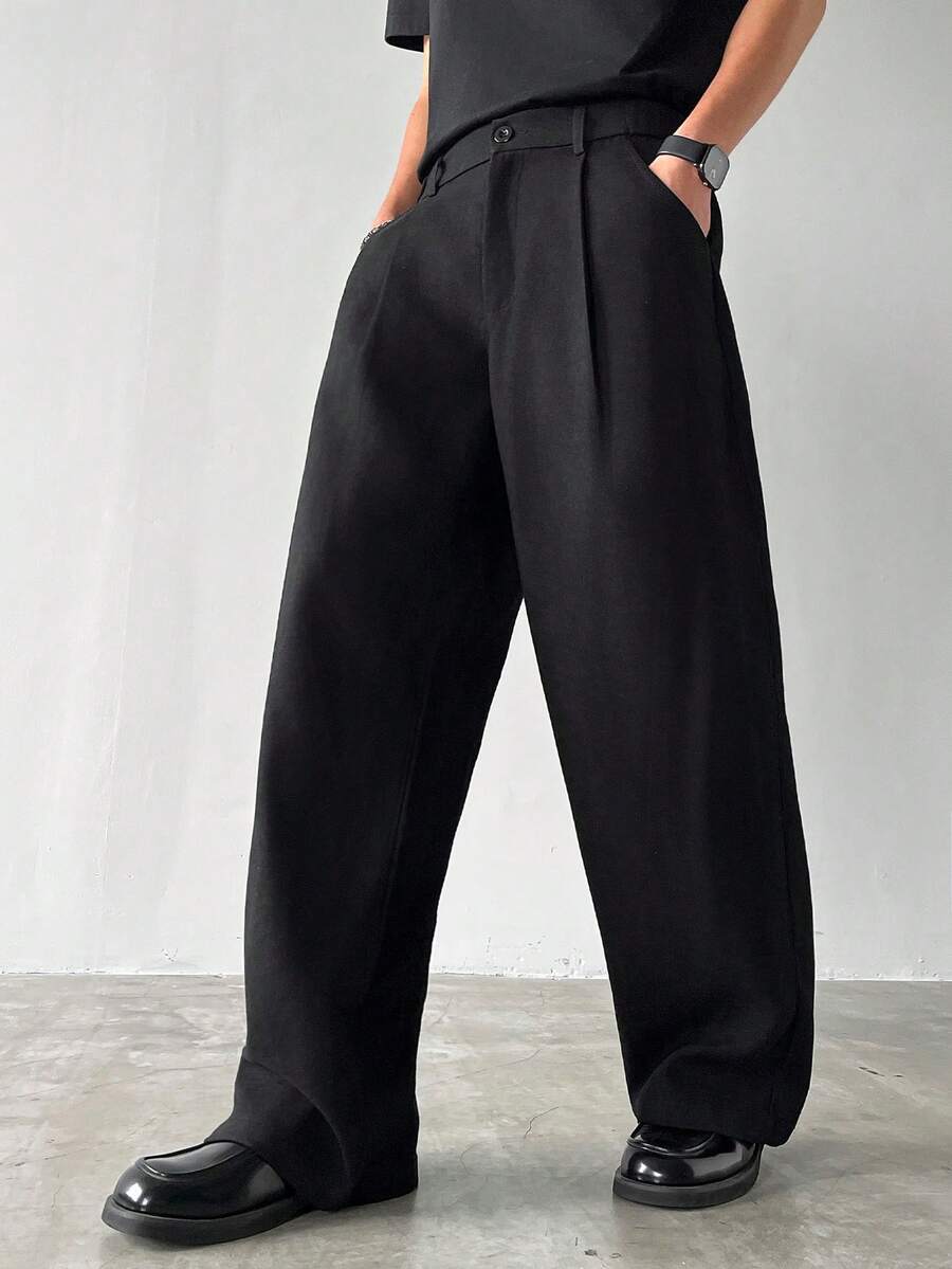Everyday Relaxed Black Pants