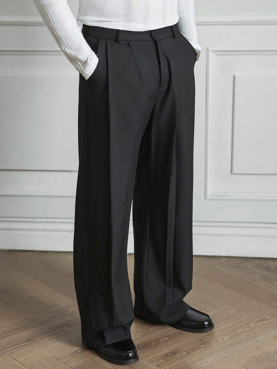 Everyday Relaxed Black Pants