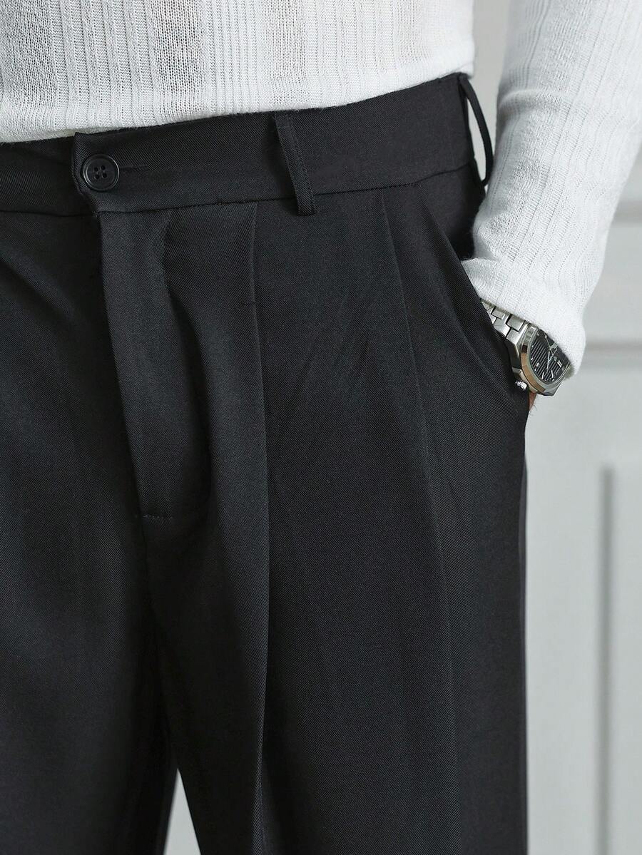 Everyday Relaxed Black Pants